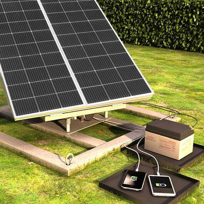 Zonnepaneel - Zonnepanelen - Zonne-energie - 18V PV Zonnecel Module - Krachtige Glazen - 120W - Waterdicht - Off Grid Power - voor Boot - Camper - Caravan - RV - Tuin