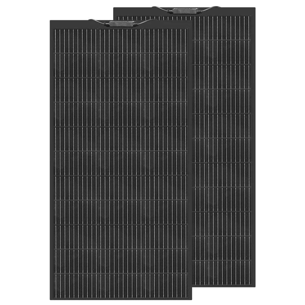 Zonnepaneel - Zonnepanelen - Monokristallijn - 120W - Flexibel - Voor Caravan - Camper - Boot of Thuisgebruik - 2 Stuks