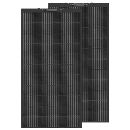 Zonnepaneel - Zonnepanelen - Monokristallijn - 120W - Flexibel - Voor Caravan - Camper - Boot of Thuisgebruik - 2 Stuks