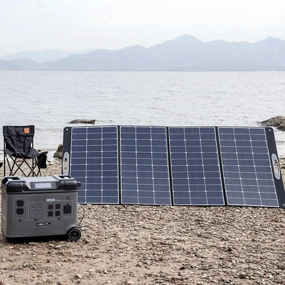 Draagbaar Zonnepaneel – Opvouwbaar Zonnepaneel – Solar Paneel – Mobiel Zonnepaneel – 400W Vermogen – 23% Efficiëntie