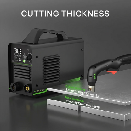 Plasmasnijmachine – Plasmasnijder – Metaalsnijder – Lasapparaat – 16 Mm Snijdiepte – 45A Instelbaar
