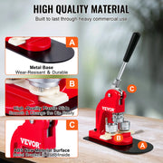 Button Maker - Button Maker Machine - Buttons - Badge Maker - Button Machine - Pin Maker - 32MM - 500pcs Button Parts