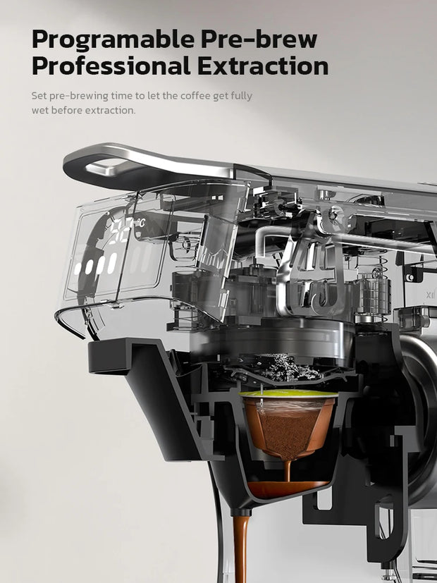 Koffiemachines - 6-in-1 Capsule Koffiemachine met Dienblad – Voor Heet & Koud – Espresso - Cappuccino - Dolce Gusto - Nespresso – Koffiezetapparaat - Zwart