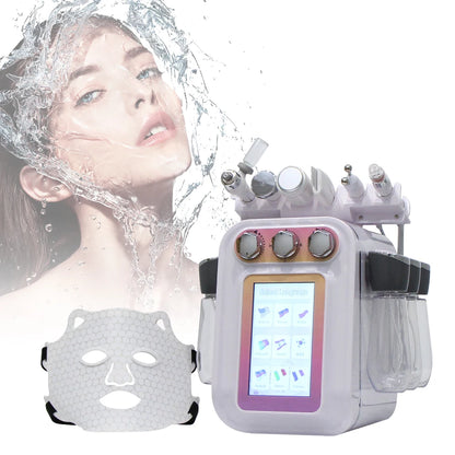 AOKO New 7 in 1  Hydro Dermabrasion Skin Care Beauty Machine Water Oxygen Jet Hydro Diamond Peeling Microdermabrasion Device