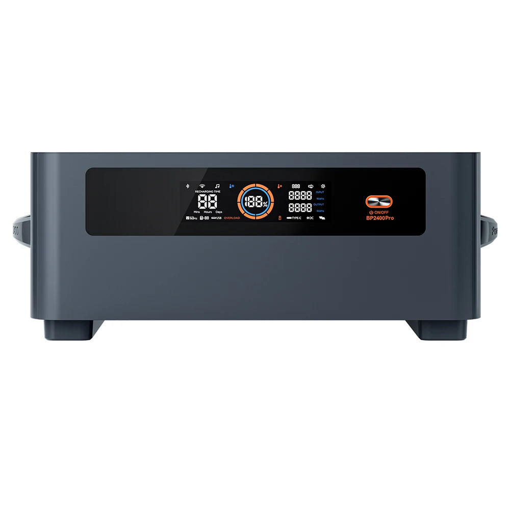 LiFePO4 Batterijpack – Accu – Energieopslag – Mobiele Stroomvoorziening – Modulaire Batterij – 2016Wh Capaciteit – Kabelloos Stapelbaar Design