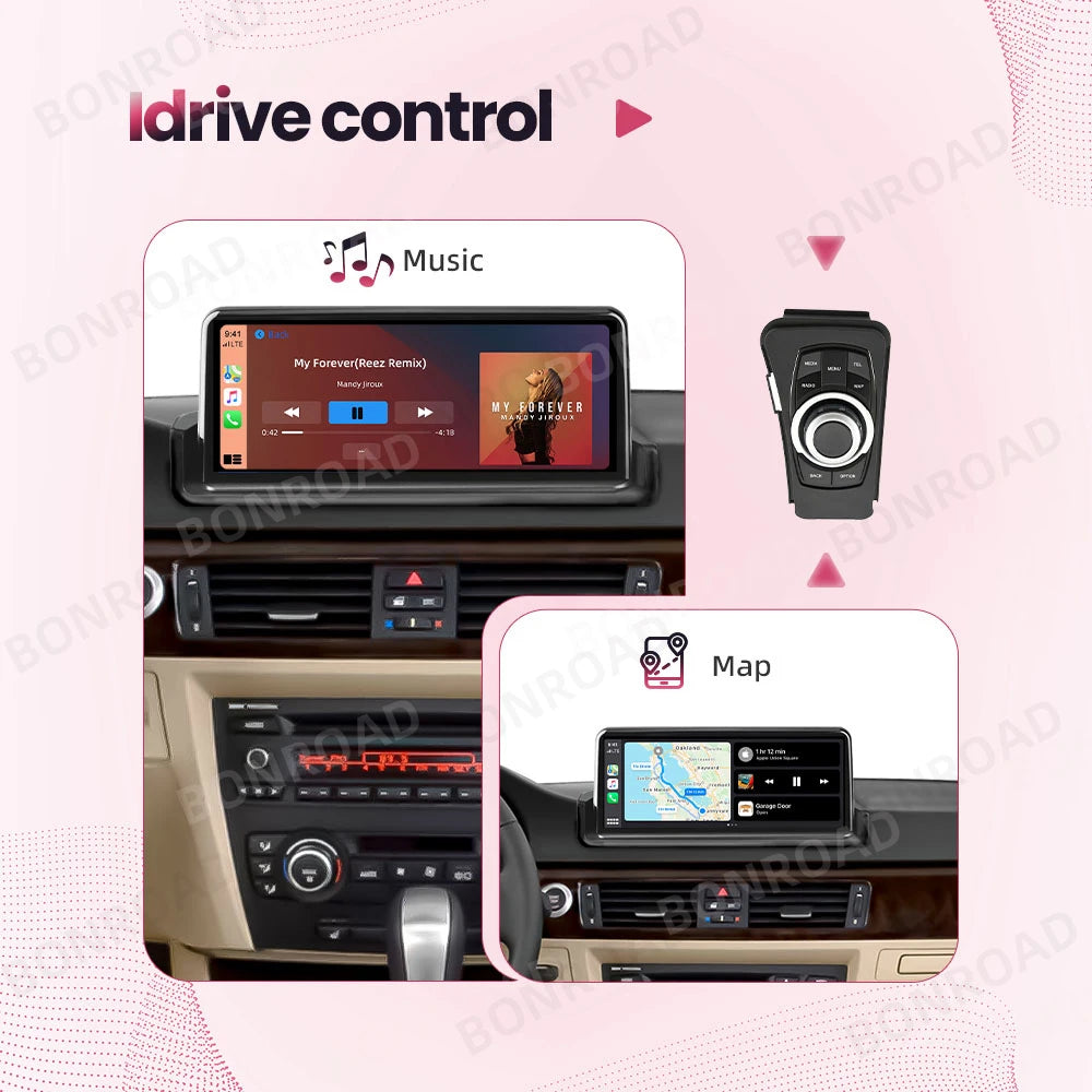 Android Multimedia Speler – Auto Radio – Infotainmentsysteem – Touchscreen Navigatie – Multimedia Speler – Draadloos CarPlay – Android Auto – 10,25 Inch Scherm – 8GB RAM 64GB Opslag