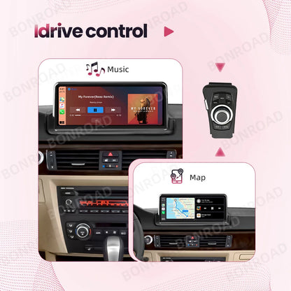 Android Multimedia Speler – Auto Radio – Infotainmentsysteem – Touchscreen Navigatie – Multimedia Speler – Draadloos CarPlay – Android Auto – 10,25 Inch Scherm – 8GB RAM 64GB Opslag