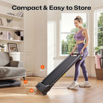 Loopband – Loopmachine – Hardloopband – Fitnessapparaat – Compact Ontwerp – 2,5PK Motor – Stil Geluid