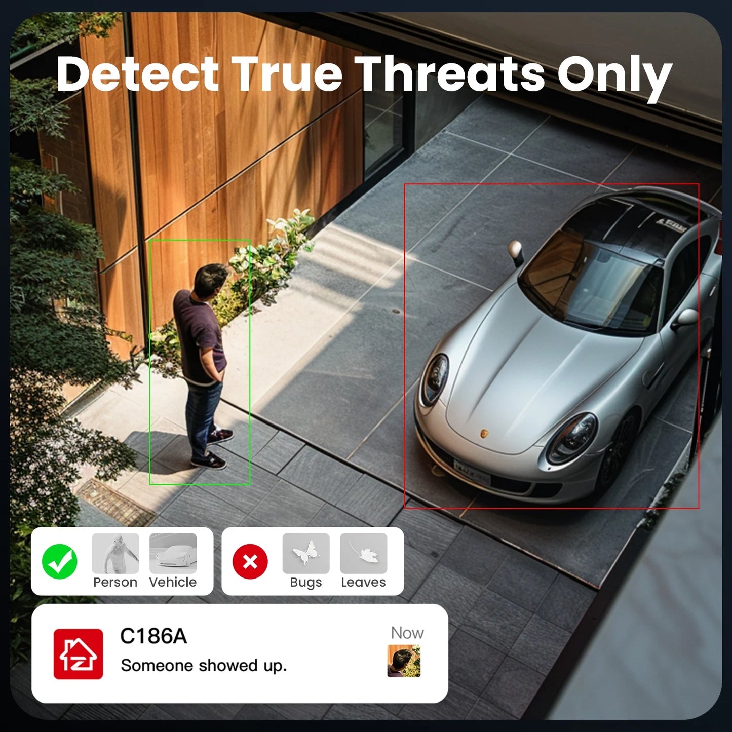 Beveiligingscamerasysteem - CCTV Camerasysteem - 8MP - AI Bewegingsdetectie - Openlucht- IP66 Waterdichte - Bewakingscamera - Beveiligingscamera - Draadloze – Full Color Nachtzicht – 3K HD CCTV Surveillance - 1 Stuk - Wit