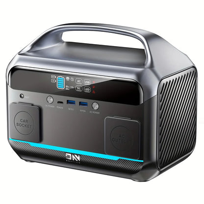 Draagbare Powerstation – Mobiele Generator – Noodstroom – Energiebron – Compact – 300W Continu – Lithium-IJzerfosfaat Batterij