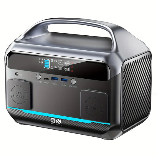 Draagbare Powerstation – Mobiele Generator – Noodstroom – Energiebron – Compact – 300W Continu – Lithium-IJzerfosfaat Batterij