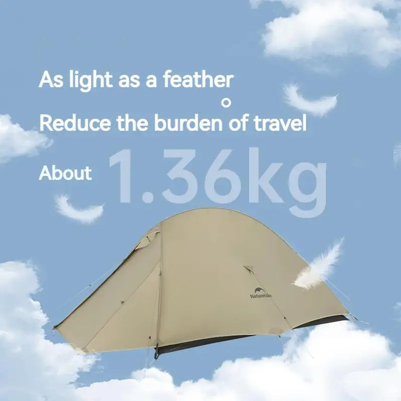 Tent – Kampeertent – Lichtgewicht Tent – Trekkingtent – Outdoor Tent – Ultralichte 2-Persoons Tent – Waterdicht tot 5000 mm PU – Compact en Draagbaar