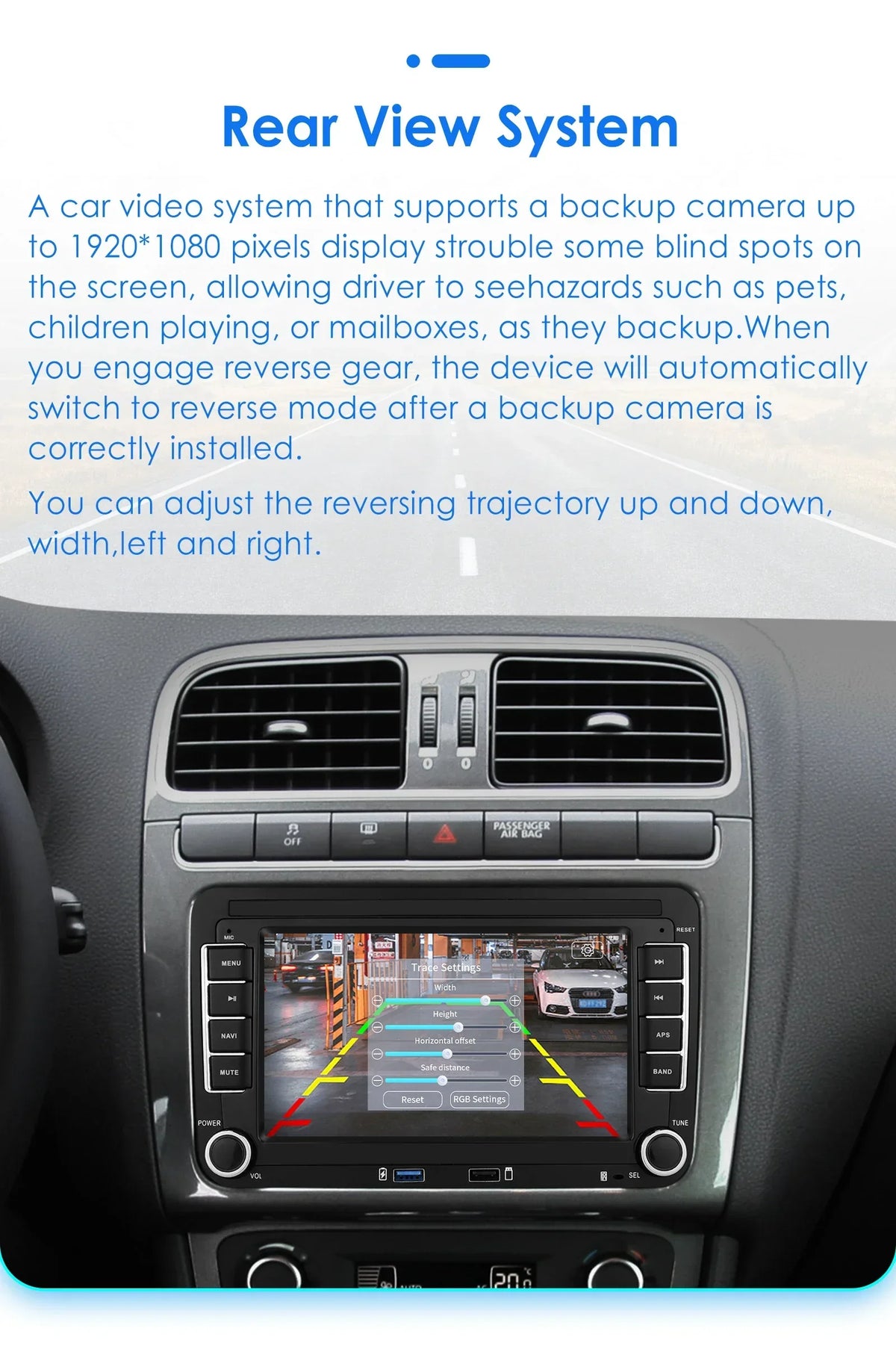 Car Multimedia Player - For Volkswagen GOLF - 2 Din - 7Inch - MP5 with camera2 - Carplay Screen - 1GB16GB with Rear View Camera - Car Navigation System - Multimedia Car Radio - Android 12