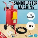 Sandblaster -  Sandblasting Blaster -  Bead Garage Grit - Draagbare Luchtzandstraalmachine  - 40L - Rood
