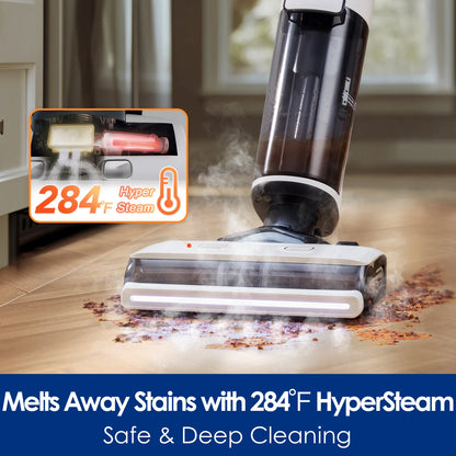 Tineco Floor ONE S7 Steam Cordless Wet Dry Vacuum Steam Mop All-in-One, Floor Washer for Sticky Mess Clean Up on Hard Floors