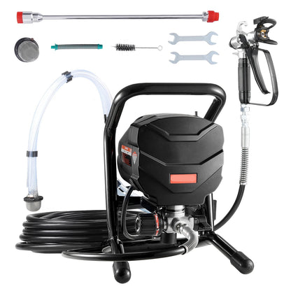 Verfspuit - Airless Verfspuitmachine - Verfpistool - Verfspuiten Electrisch - 650W - 3000PSI - set voor Meubels, Hekken en Huishoudelijk Gebruik