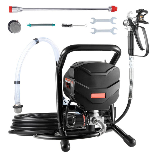 Verfspuit - Airless Verfspuitmachine - Verfpistool - Verfspuiten Electrisch - 650W - 3000PSI - set voor Meubels, Hekken en Huishoudelijk Gebruik
