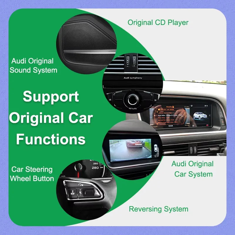 10,25 Inch Android 14 Car Radio – Multimedia Systeem – Navigatie – Draadloze CarPlay – Android Auto – 6 GB RAM – 4 x 45W Versterker - QUORE
