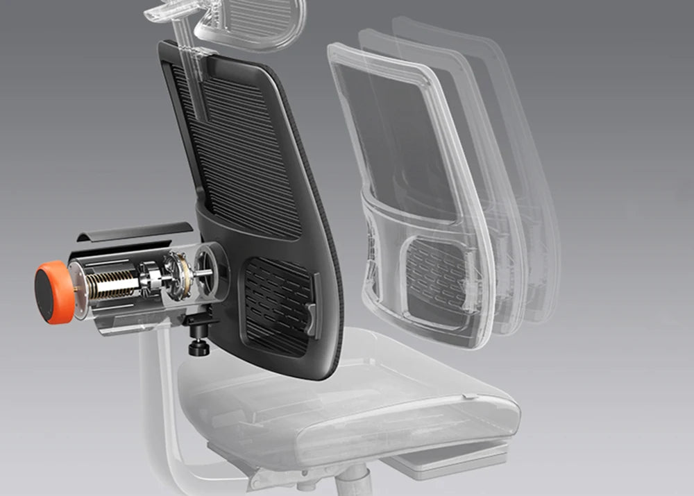 Bureaustoel – Ergonomische Stoel – Office Chair – Draaistoel – Gamestoel – Gepatenteerde Auto-Following Rugleuning – Verstelbaar Zithoogte en Zitdiepte