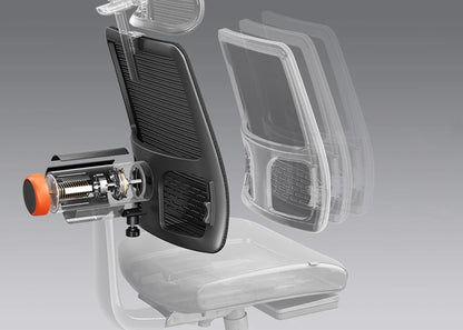 Bureaustoel – Ergonomische Stoel – Office Chair – Draaistoel – Gamestoel – Gepatenteerde Auto-Following Rugleuning – Verstelbaar Zithoogte en Zitdiepte