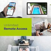 Sannce - DN41CS+CT1GL*4 - Beveiligingscamerasysteem - 4CH 1080P - DVR - Openlucht - Bewakingscamera - Beveiligingscamera - Beveiligingscamerasysteem - 4 stuk - Zwart