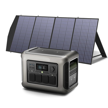 Draagbare Powerstation – Mobiele Accu – Noodstroom Generator – Zonne Energie Station – 1152Wh Capaciteit – 200W Continu Stroom