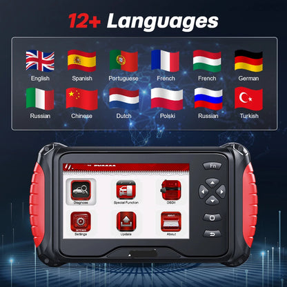 Professionele Auto Diagnosetool – OBD-II Scanner – Auto Scanner – Foutcode Lezer – Diagnosesysteem – Wifi Draadloos – Onderhoudsfuncties