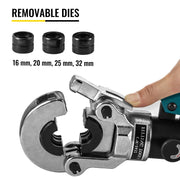 Vevor - Pipe Puller - Ratchet Tool - Portable Pipe Pulling Set - Pressure Pipe Wrench Hydraulic Crimping Tool - Aluminum Plastic Pipe Crimping Tool - 40CR Steel
