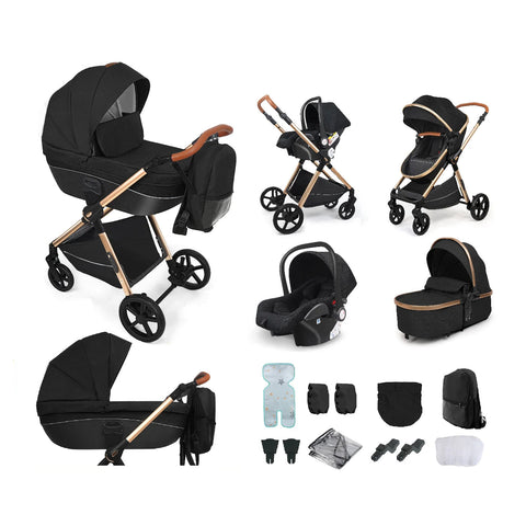 Kinderwagen - Buggy - Inklapbare buggy - Buggy opvouwbaar - Inklapbare Buggy New Born - 3 in 1 -Baby Walker - voor pasgeboren baby - DeepGrey