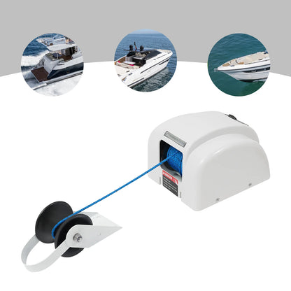 Elektrische Ankerlier – Bootlier – Ankerschroef – Ankerwinch – 12V Motor – 30 Meter Nylon Touw – Afstandsbediening
