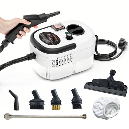 Handstoomreiniger – 2500W - Hoge Temperatuur Stoommachine – Voor Keuken - Airco - Auto – 105°C Stoom – Krachtige Reiniging – EU Stekker - Wit
