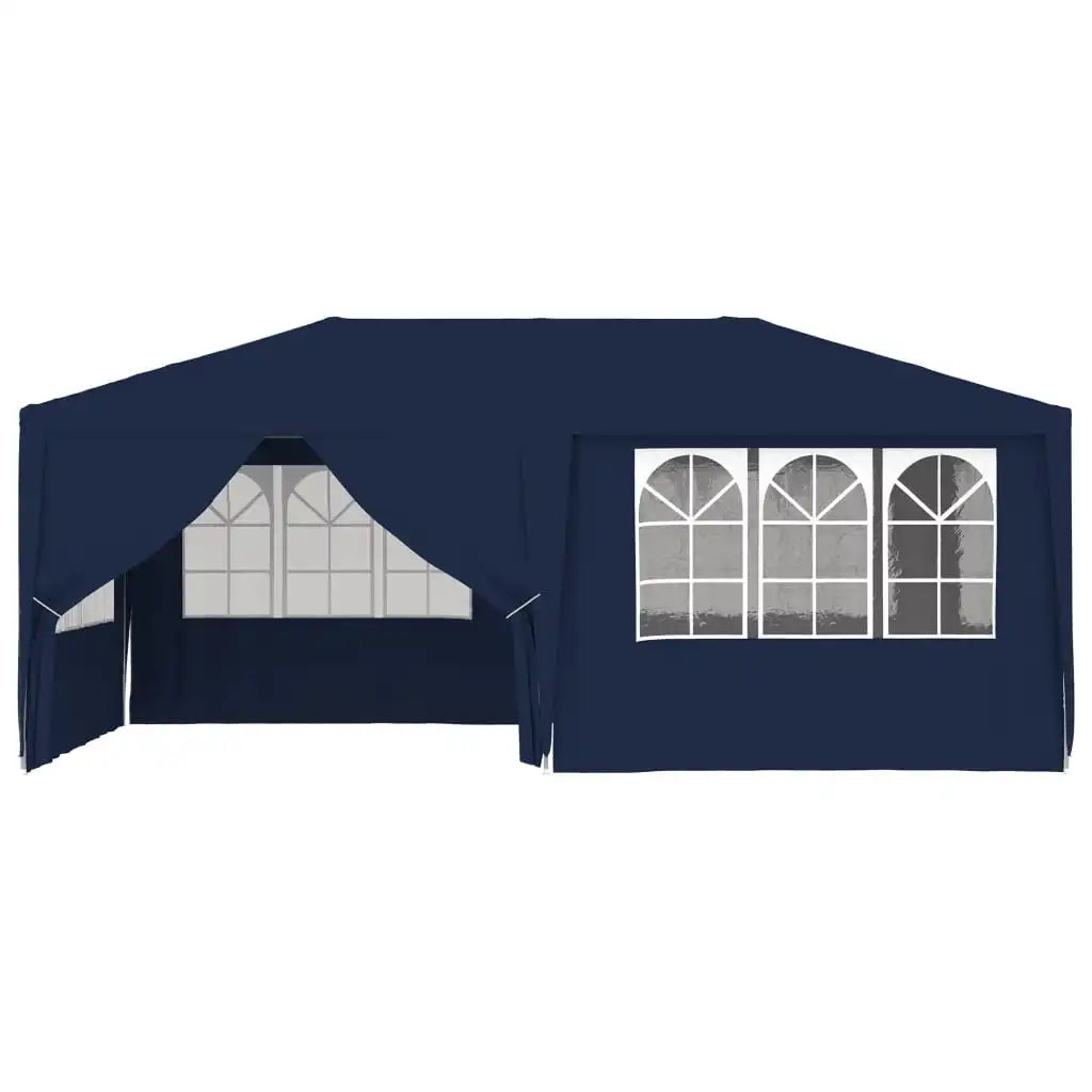 Tuinpaviljoen – Partytent – Tuitent – Buitentent – Evenemententent – 4x6 Meter – Waterdicht PE Materiaal – Roestvrij Stalen Frame - Wit