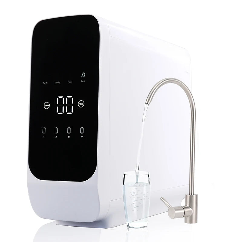 Omgekeerde Osmose Waterfilter – Waterzuiveraar – Drinkwatersysteem – Kraanfilter – Tankloos Ontwerp – 600 Gallon Per Dag – 2:1 Afvoerverhouding - QUORE