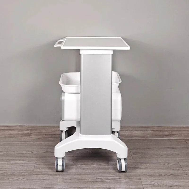 Salonwagen Multifunctioneel – Opbergtrolley – Werkplaatswagen – Schoonmaakwagen – Trolley met Wieltjes – Kunststof Lichtgewicht – Compact Formaat Ivory