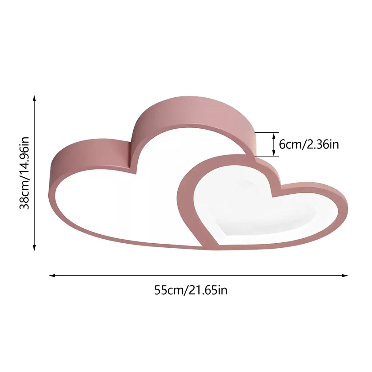 Ceiling lamp - Ceiling lamps - Ceiling light - Lamps - Children's room lamp - Dimmable - Baby lamp Light Cartoon - Pink Specifications
