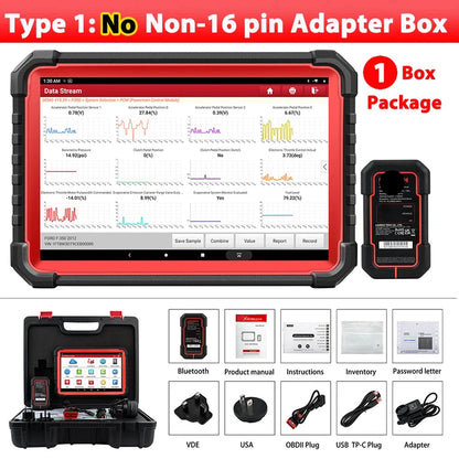 Autodiagnose Tool – Autoscanner – Foutcode Lezer – Diagnose Scanner – OBD2 Scanner – Wifi Bluetooth – 10,1 Inch Scherm