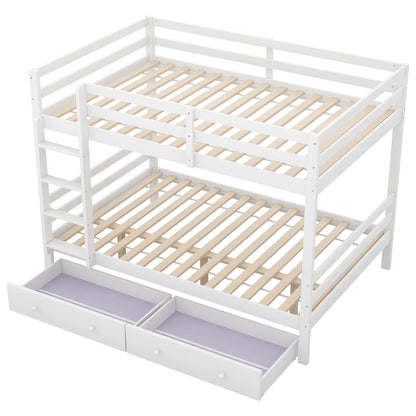 Hoogslaper Kinderbed – Halfhoogslaper – Stapelbed – Tienerbed – Kinderbed 90x200 cm – Met LED-verlichting – Inclusief Bureau en Opberglade – Speelse Raamvormen – Zonder Matras