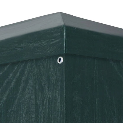 Partytent –  Tuinpaviljoen – Ruime Ontvangsttent – Tuinkamer – Evenemententent – Polyester Tent – 3 x 9 m – Roestvrij Stalen Frame -  Groen