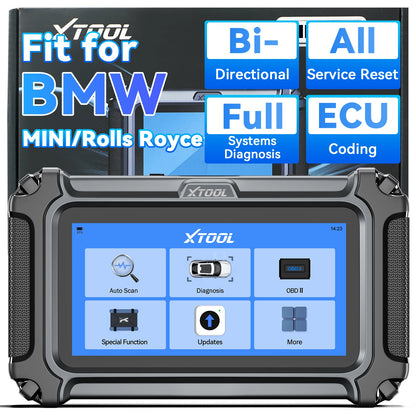 Autodiagnose Scanner – Diagnoseapparaat – OBD2 Scanner – Foutcode Uitlezer – ECU Codering – Bidirectionele Test – 23+ Resetfuncties – Levenslange Gratis Updates - QUORE
