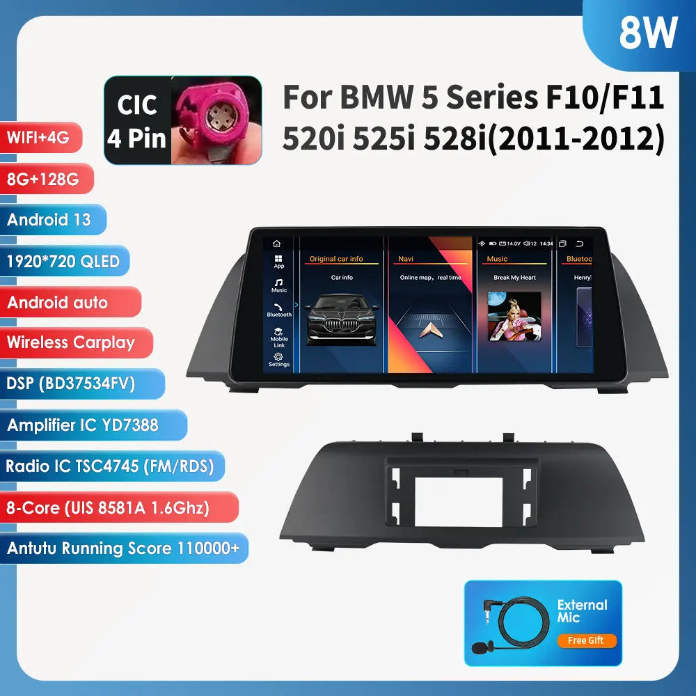 Android Car Radio Player – Auto Multimediaspeler – Navigatiesysteem – Touchscreen Radio – Draadloze Connectiviteit – 10,25 Inch Scherm – Android 13 Systeem