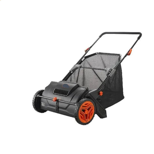 Duw Gazonveger - Grastrimmers - Handmaaier - 21inch - Bladgrasverzamelaar - met Grote Capaciteit Mesh - Robuuste stalen gazonveger - Zwart