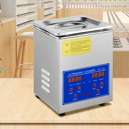 Ultrasoon Reiniger - Reinigingsapparaat voor Sieraden en Brillen - 3L - Ultrasone - Ultrasonic Cleaner - Professionele Draagbare Wasmachine - voor Sieraden, Gereedschap en Huishoudelijk Gebruik