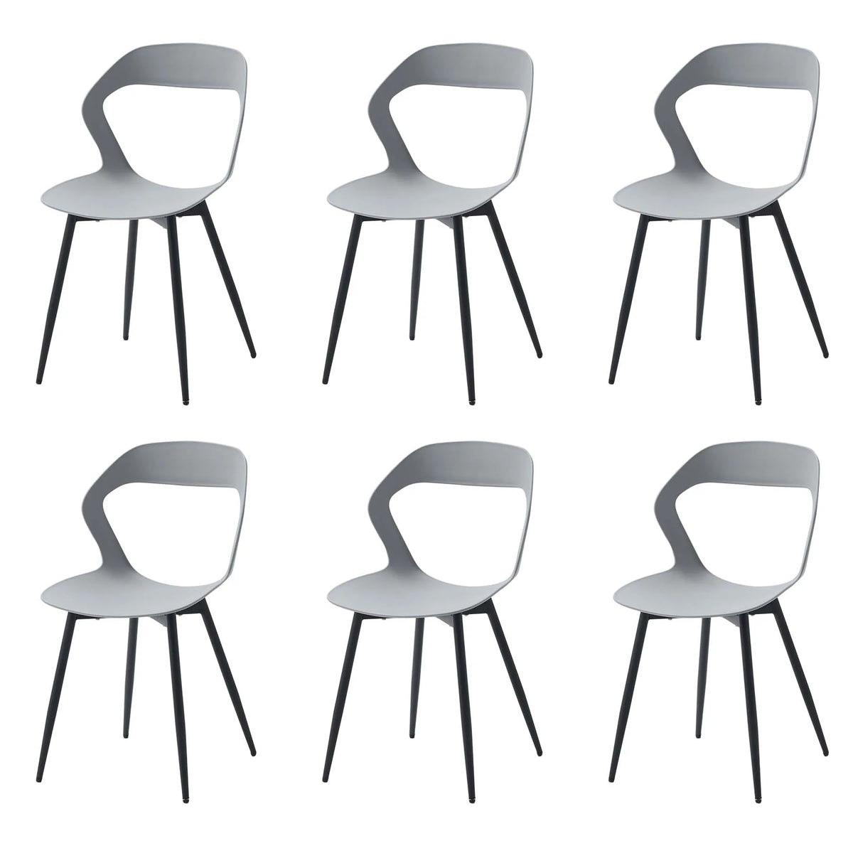 Eetkamerstoel - Eetkamerstoelen Set van 6 - Keukenstoelen - Keukenkruk - Keuken Stoelen - Montage - QUORE