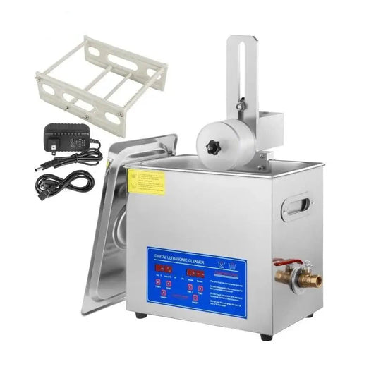 Ultrasone reiniger - Wasmachine - Ultra Sonic Cleaner - Ultrasone Reiniger Bril - 6L - 180W - 7-12 Inch 8 Records Ultrasone Vinyl Reinigingsmachine - QUORE