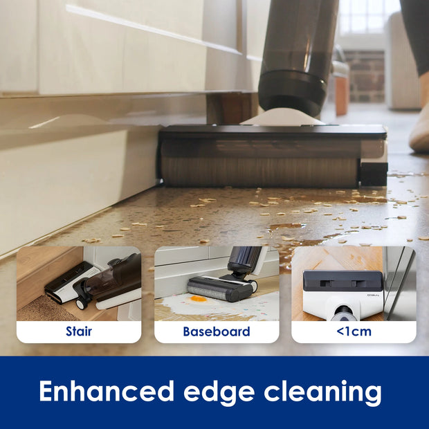 Cordless Stick Vacuum Cleaner - Stick Vacuum Cleaner - Vacuum Cleaner - Cordless Stick Vacuum Cleaner - Powerful Suction - HEPA Filter - 240V - White/Black