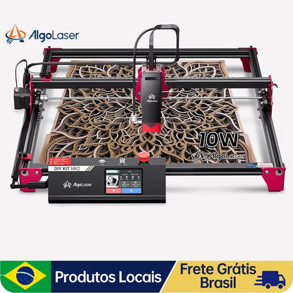 AlgoLaser DlY KIT MK2 10W Laser Engraver Handwriting Smart High Speed Laser Engraving Machine Holiday Handmade Tool Wood Metal - QUORE