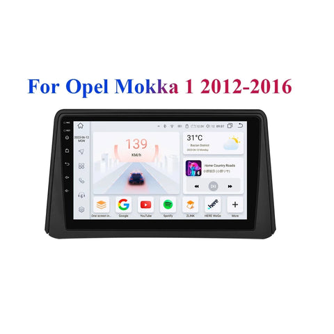 CarPlay - Multimedia Autoradio - CarPlay Scherm - Autoradio - Android Automultimedia - S8 (8Core 8G 128G) - Opel Mokka 2012 2013 2014 2015 2016 - Autoradio GPS Navi Wifi Audio Stereo