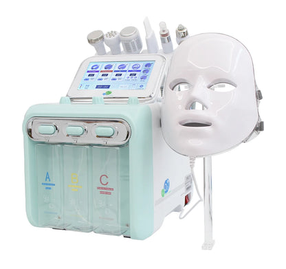 7-in-1 Hydro Dermabrasie Gezichtsmachine – Gezichtsreiniger – Microdermabrasie Apparaat – Huidverzorgingsapparaat – Facial Machine – Diepe Reiniging – Hydratatie & Huidverbetering