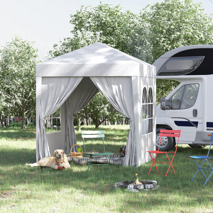 Vouwtent – Opvouwbare Tent – Schaduw Tent – Campingtent – Tuinent – Stalen Frame – Inklapbaar Met Draagtas