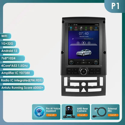 9,7 Inch Android Car Stereo – Autoradio Multimedia Speler – GPS Navigatie – CarPlay Android Auto – 4G Wifi Bluetooth – Double DIN Peugeot 407 (2004-2011) – Snelle UIS7862 Processor – 128GB Opslag